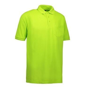 ID Identity - Pro Wear Polo Med Brystlomme - Lime