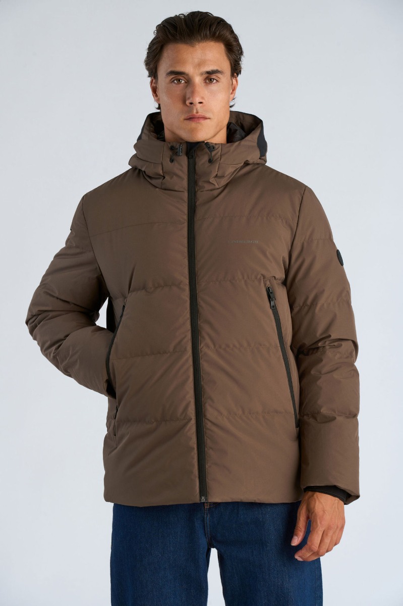 Lindbergh Down Puffer Jakke 30-325022- Dusty Brown