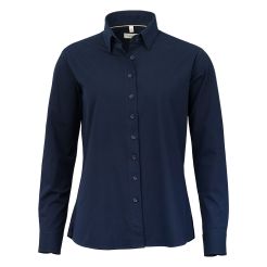 Oakmore comfort fit DAME jersey skjorte OM09 Navy - Oakmore Skjorter