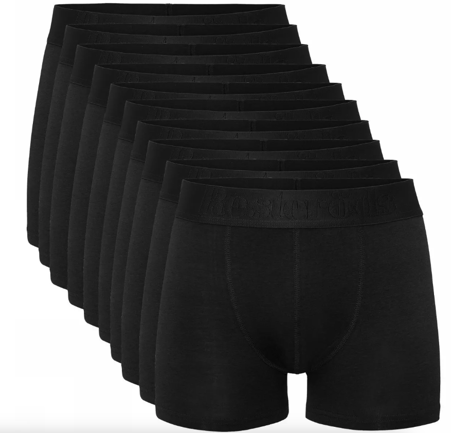 Resteröds - 10-pack Økologisk Bomuld Tights - Sort