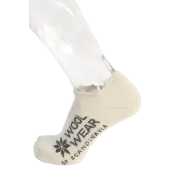 WOOL of Scandinavia footies marino uld creme - WOOLWEAR of Scandinavia