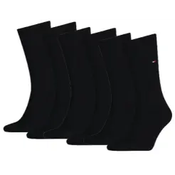 Tommy Hilfiger 6-pak strømper navy - Tommy Hilfiger
