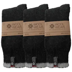 WOOL of Scandinavia 3-pak eskimo ragsokker - Udsalg