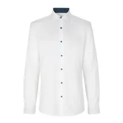 Seven Seas skjorte slim fit S371 white - Seven Seas