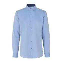 Seven Seas skjorte slim fit S371 light blue - Seven Seas