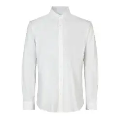 Seven Seas Hybrid skjorte modern fit S50 white - Seven Seas