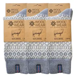 WOOL of Scandinavia 3-pak islandske ragsokker - WOOLWEAR of Scandinavia