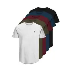 Jack & Jones 5-pack t-shirt - Jack & Jones T-shirts
