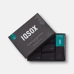 IQ Sox 7-pack Bambus strømper Black - Pakketilbud
