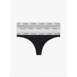 Calvin Klein Women 3-pack thong QD5209E black/white/grey - Calvin Klein Women