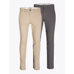 JACK & JONES 2-PACK CHINOS MARCO SLIM - Bukser & Jeans