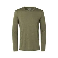 Geyser l/s t-shirt oliven melange - Geyser t-shirts