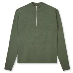 Mads Nørgaard Klemens half zip strik Four Leaf Clover - Mads Nørgaard strik & sweat