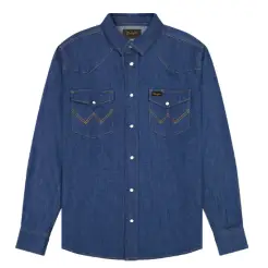 Wrangler denim skjorte - Wrangler skjorter