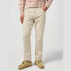 Wrangler jeans texas stretch l&aelig;rredsbuks Sand - 