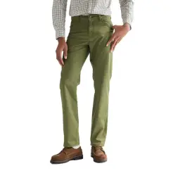 Wrangler jeans texas stretch lærredsbuks Olive - OUTLET