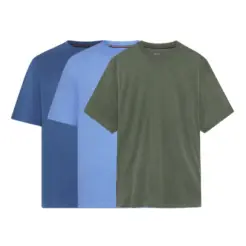 Signal 3-pak t-shirt Eddy organic True Blue / Blue Legacy / Green Bottle - Signal
