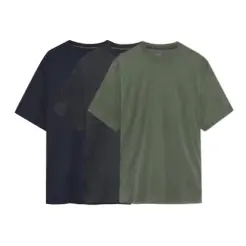 Signal 3-pak t-shirt Eddy organic Deep Grey / Deep Marine / Green Bottle - Signal