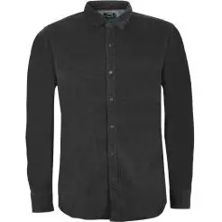 Indicode fløjls skjorte Inryan 25-188-Black - Indicode Skjorter
