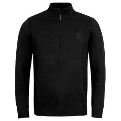 Indicode cardigan Intinos 35-700-Black - Indicode Strik & Sweat