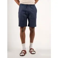 Marcus hør shorts 1030186-Night Walker - Marcus