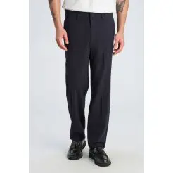 Lindbergh klassiske bukser 30-01111-Navy - Lindbergh Bukser & Jeans