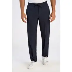 Lindbergh casual bukser 30-01112-Navy - Lindbergh Bukser & Jeans