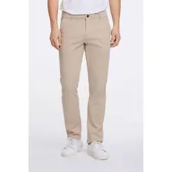 Lindbergh superflex chino 30-005044-Sand - Lindbergh Bukser & Jeans