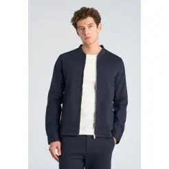 Lindbergh superflex overshirt 30-306035-Navy Mix - Lindbergh Skjorter