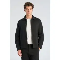 Lindbergh superflex overshirt 30-306036-Black - Lindbergh Skjorter