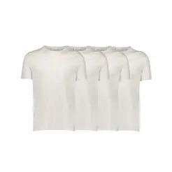 Lindbergh 4-pack t-shirt 30-40000-White - T-shirts & Polo'er