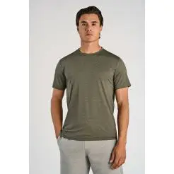 Lindbergh fast dry t-shirt 30-400144A-Grey Blend - Lindbergh T-shirts & Polo