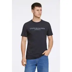 Lindbergh t-shirt 30-400200-Navy - Lindbergh T-shirts & Polo