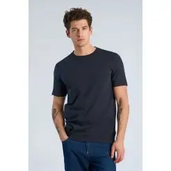 Lindbergh t-shirt 30-48003E-Navy - T-shirts & Polo'er