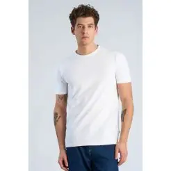 Lindbergh t-shirt 30-48003E-White - Lindbergh T-shirts & Polo