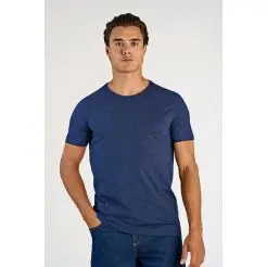 Lindbergh t-shirt 30-48044-Deep Navy Mix - Lindbergh T-shirts & Polo