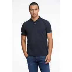 Lindbergh polo 30-404016-Navy - Lindbergh T-shirts & Polo