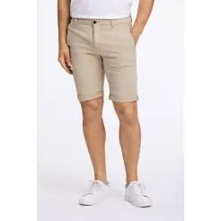 Lindbergh superflex chino shorts 30-505044-Sand - Lindbergh Shorts