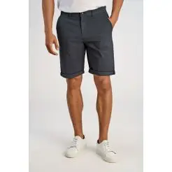 Lindbergh superflex chino shorts 30-505044R-DK Blue - Lindbergh Shorts