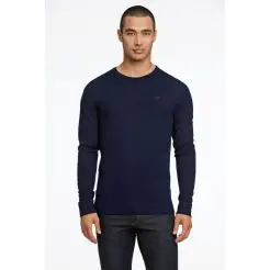 Lindbergh merino strik 30-81069-Navy - Lindbergh Strik