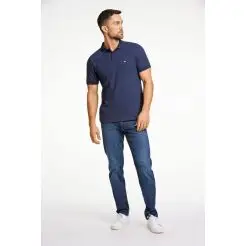 Lindbergh polo 30-404016-DK Blue - Lindbergh T-shirts & Polo