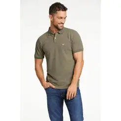 Lindbergh polo 30-404016-Dusty Army - Lindbergh T-shirts & Polo