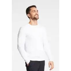Lindbergh l/s t-shirt 30-4301-White - T-shirts & Polo'er
