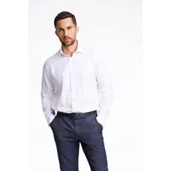 Lindbergh skjorte 30-247022-White - Lindbergh Skjorter