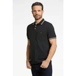 Bison signature polo pique 80-431004-Black - Bison Polo & T-shirts