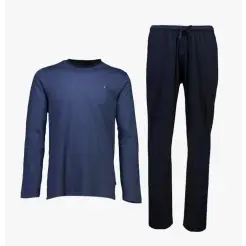 Bison jersey pyjamas 80-961004-Navy - Bison Undertøj