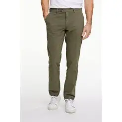 Bison superflex chino 80-047017-C-Army - Bison Bukser & Jeans