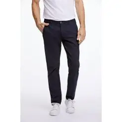 Bison superflex chino 80-047012-DK Navy - Bison Bukser & Jeans