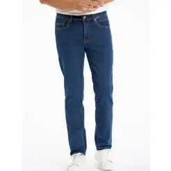 Bison superflex jeans 80-030002RB-Rain Blue - Bison Bukser & Jeans