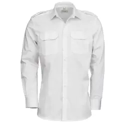 Oakmore comfort fit uniformsskjorte OM12 White - Oakmore Skjorter